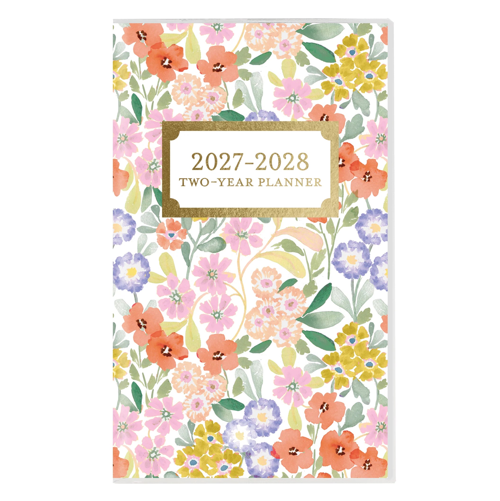 GRPH Happy Floral 2027-2028 Two-Year Pocket Planner