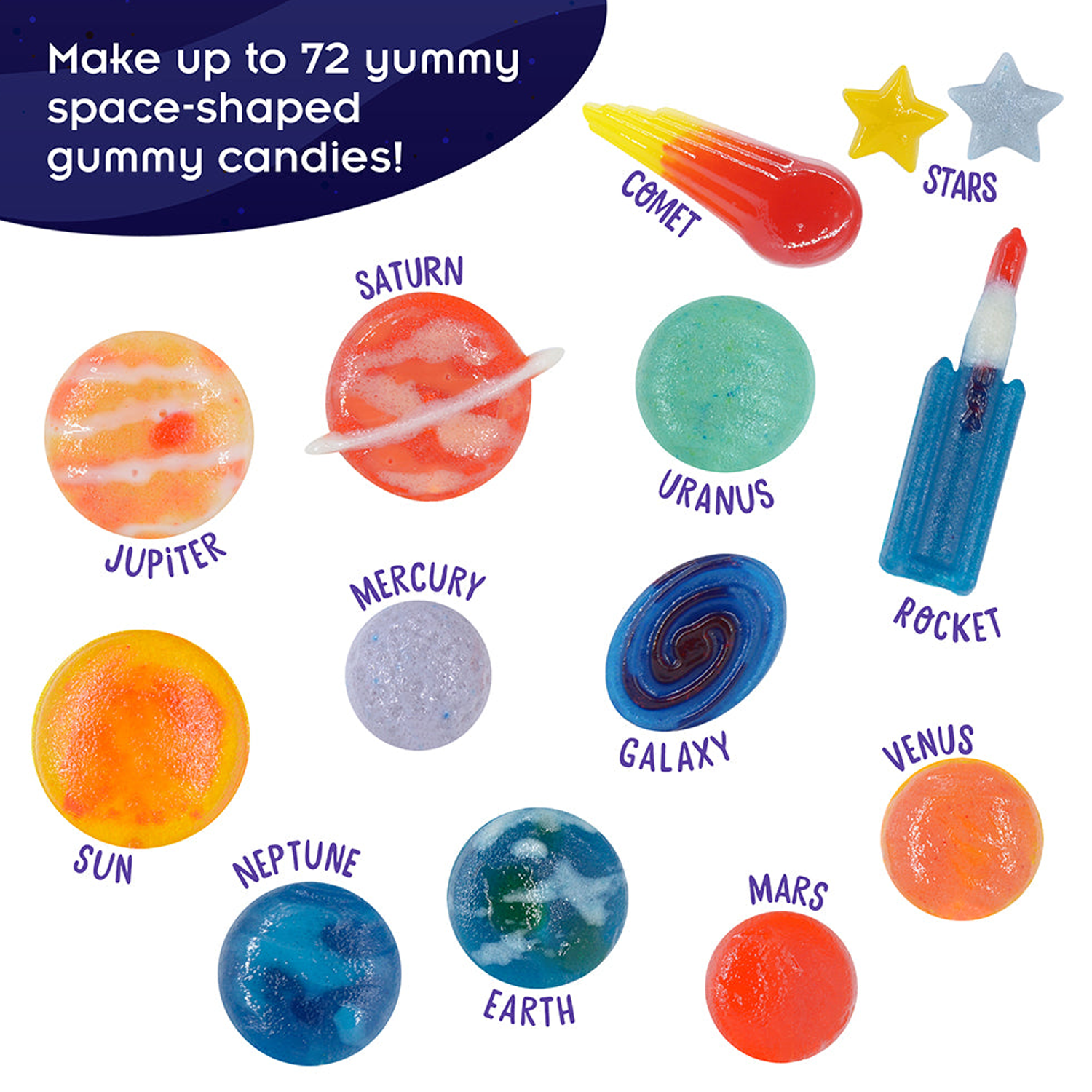 T&K Space Gummy Candy Lab