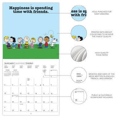 GRPH Peanuts: Happiness Is... 2027 Wall Calendar