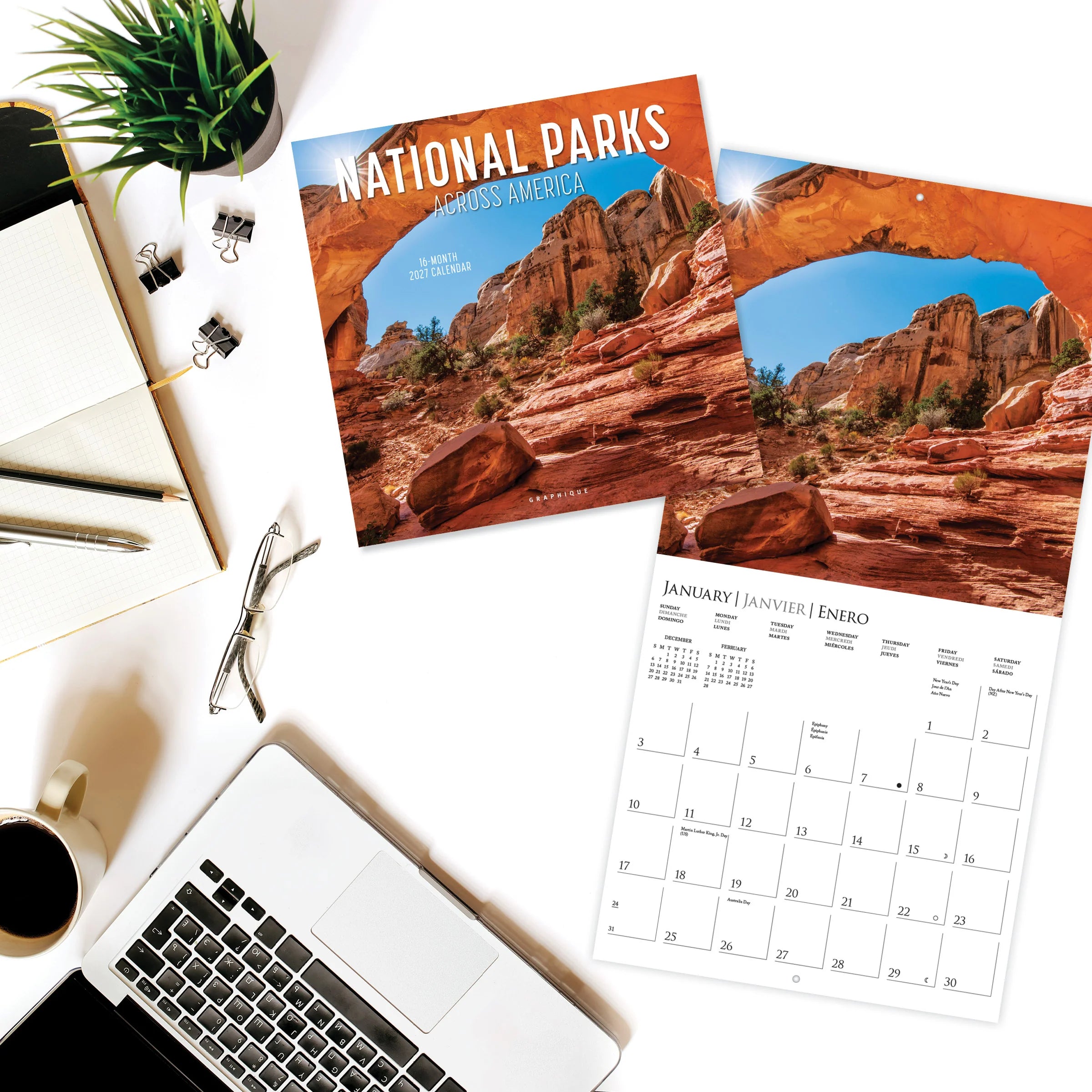 GRPH National Parks 2027 Wall Calendar