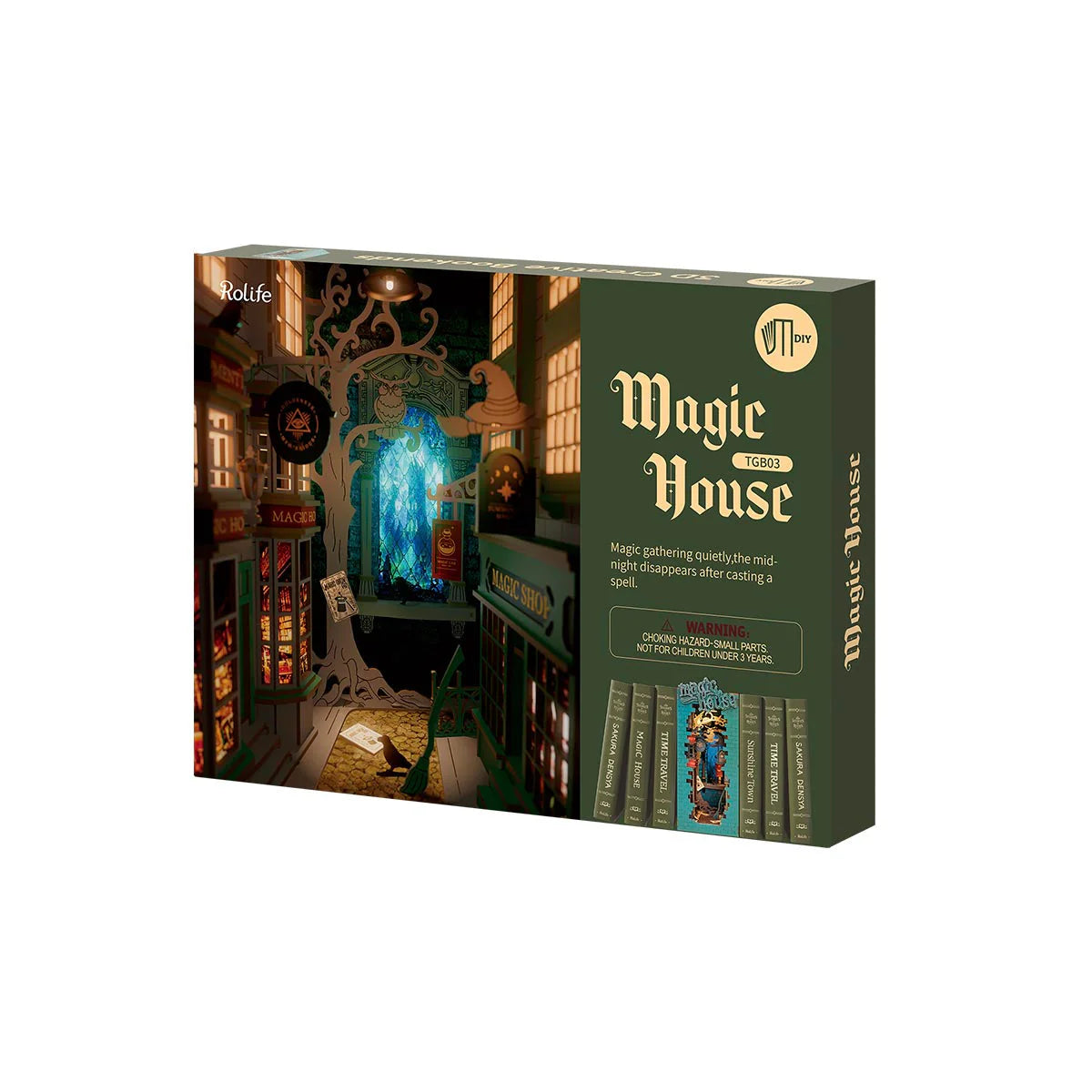 Robotime Rolife Magic House Book Nook    