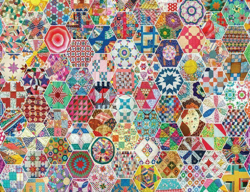 SPRGBK Crazy Quilts 500 Piece Puzzle