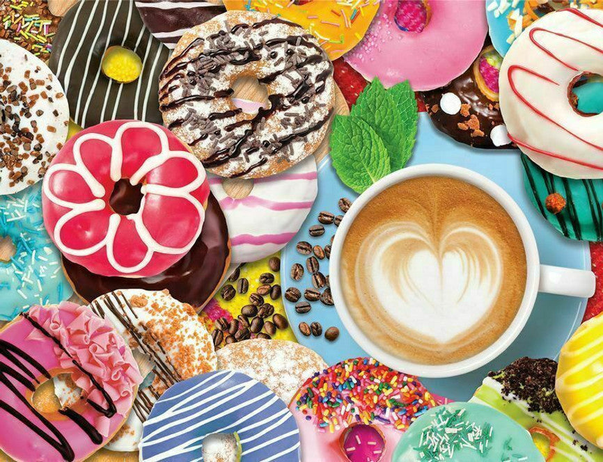 SPRGBK Donuts N' Coffee 500 Piece Puzzle
