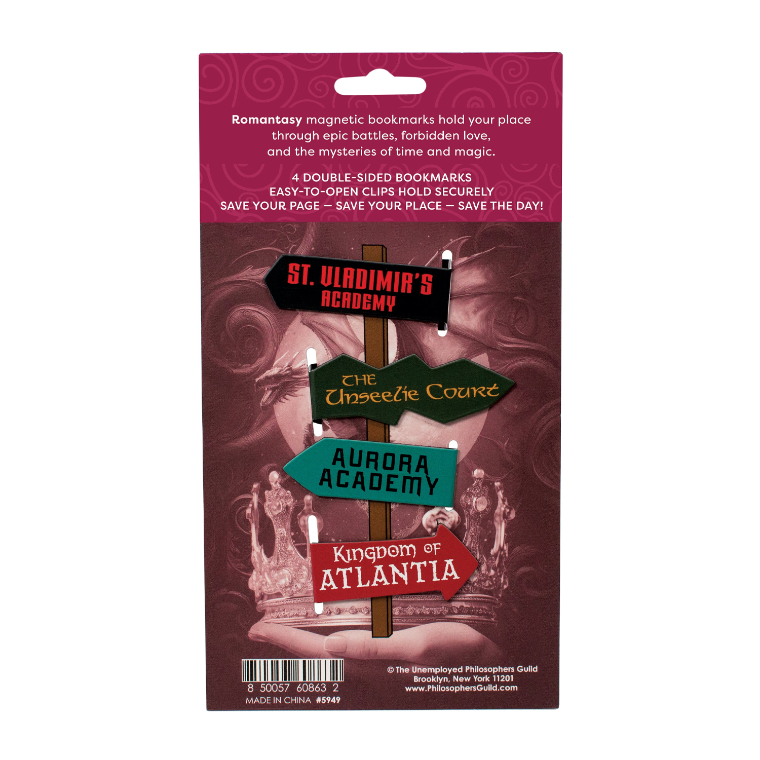 UPG Romantasy Magnetic Bookmark Set