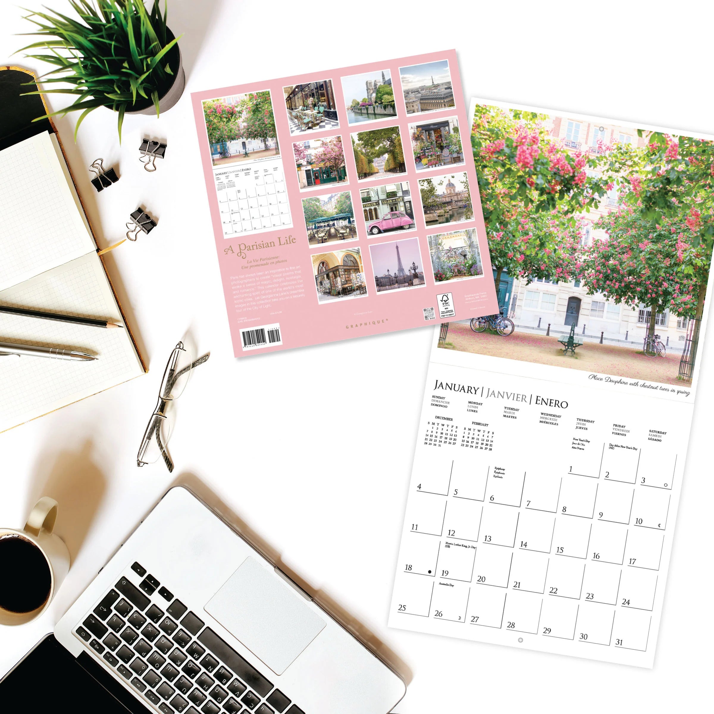 A Parisian Life 2026 Wall Calendar