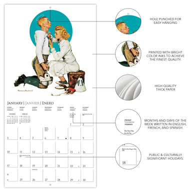 GRPH Saturday Evening Post 2027 Wall Calendar
