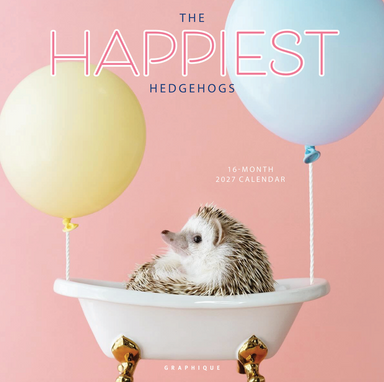 The Happiest Hedgehogs 2027 Wall Calendar