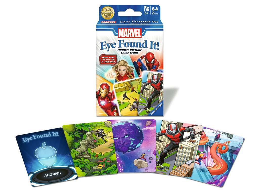 Eye Found It Hidden Picture Card Game - Marvel    