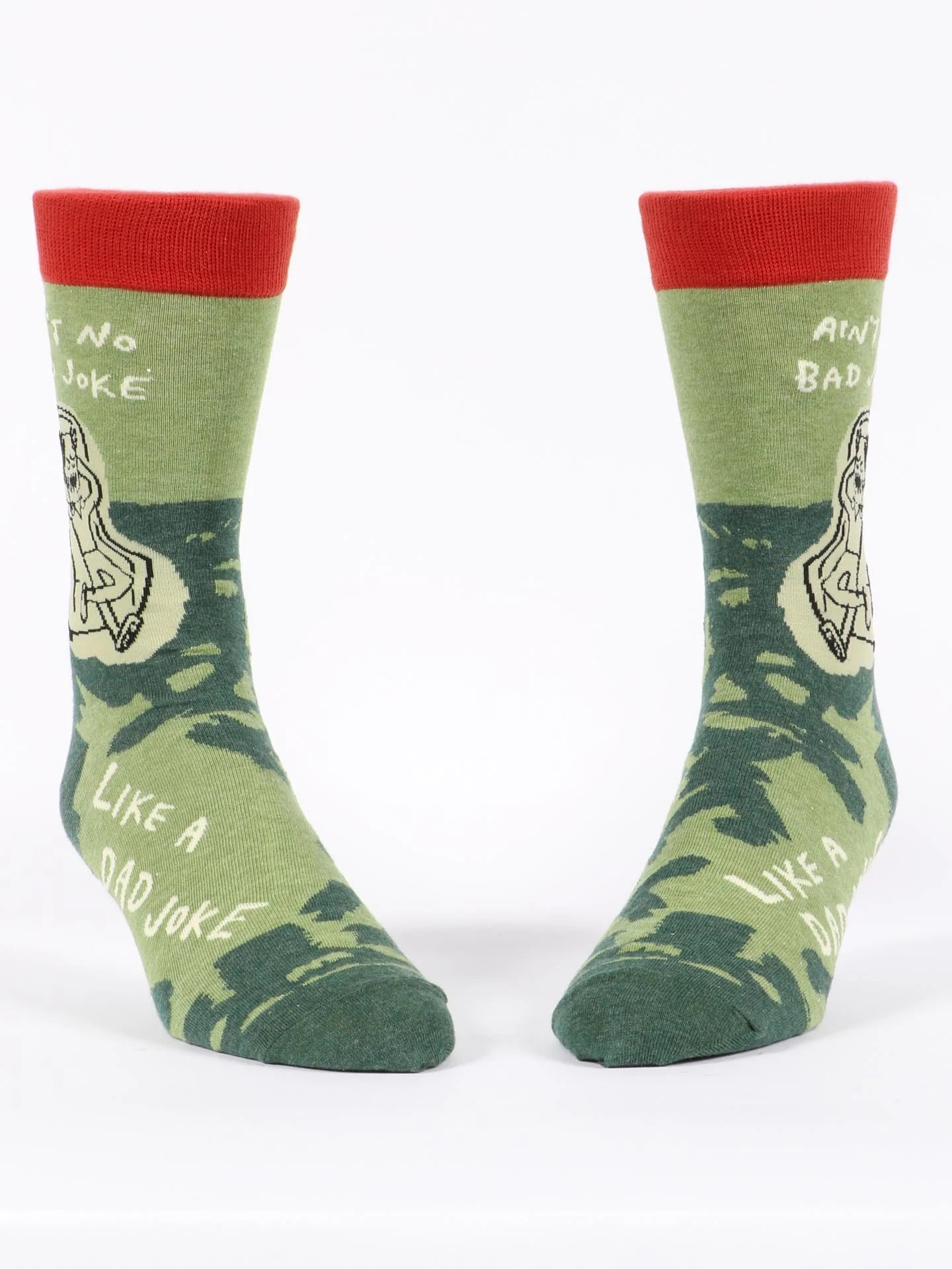 Blue Q Men's Crew Socks - Ain't No Bad Joke Like A Dad Joke