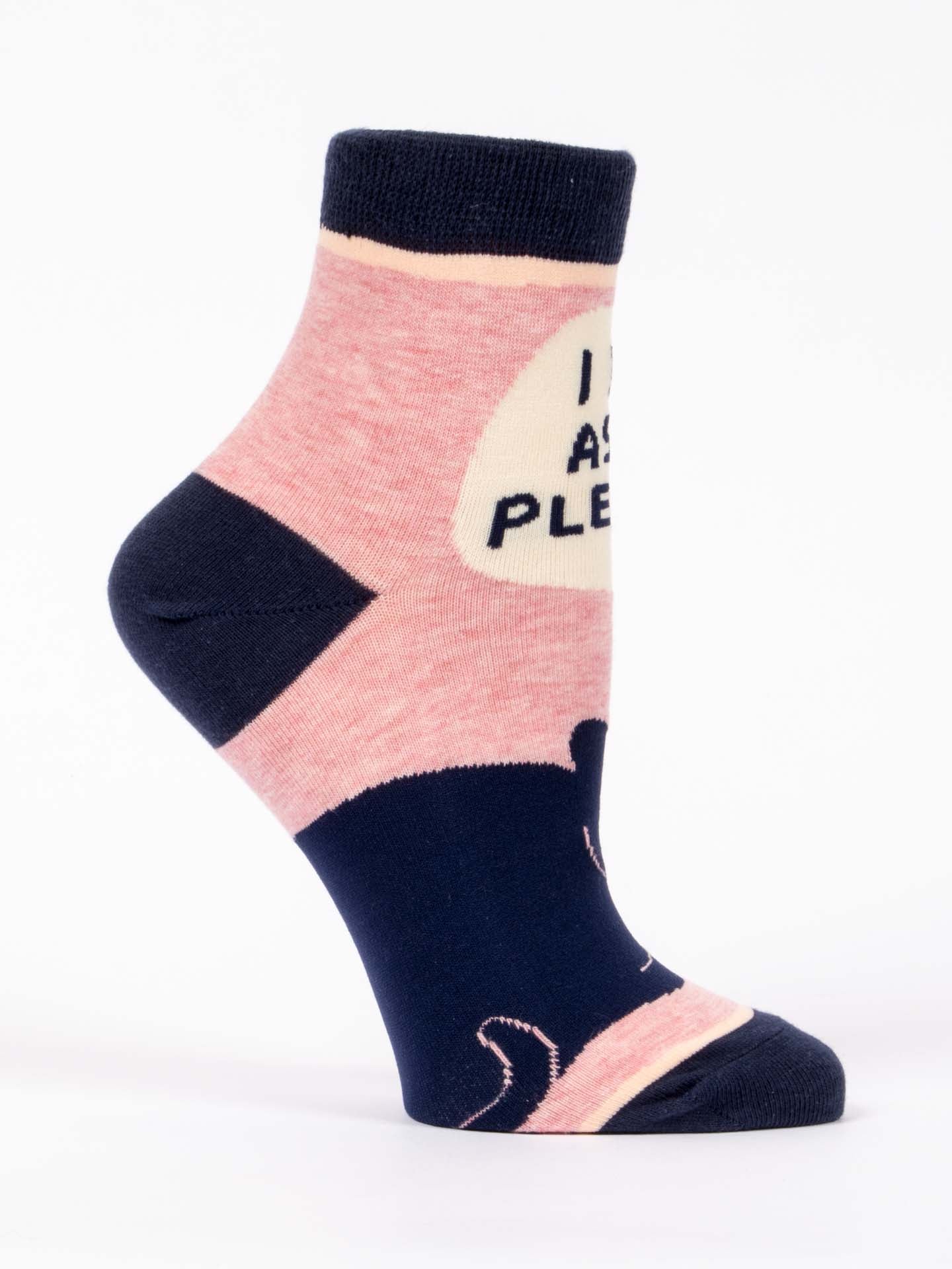 Blue Q Women's Ankle Socks - I Do As I Please
