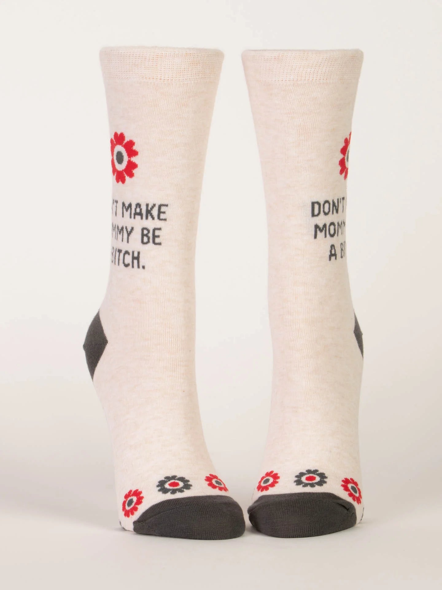 BLUQ Don't Make Mommy Be A Bitch Women's Crew Socks