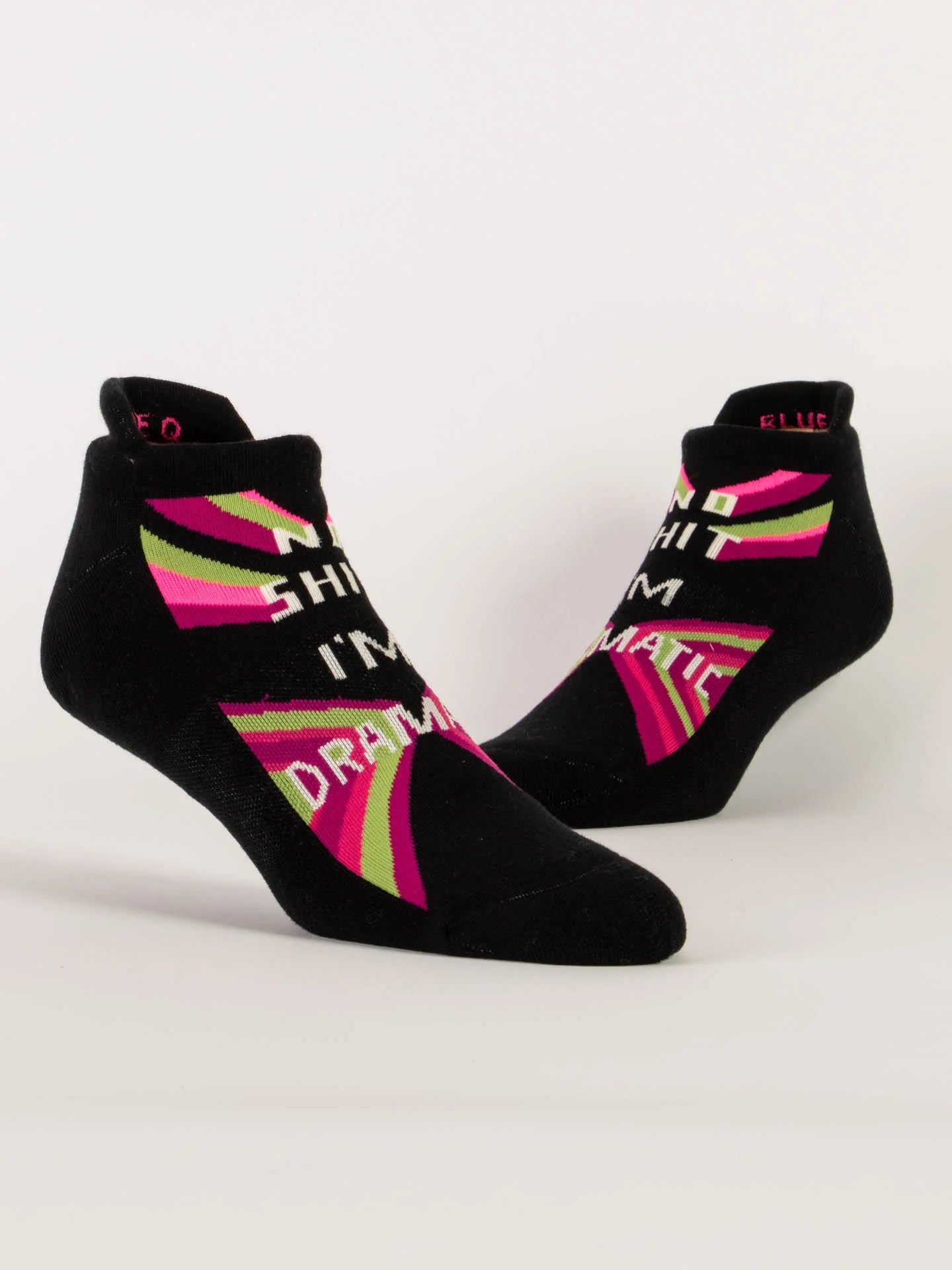 BLUQ No Shit I'm Dramatic Sneaker Socks (S/M)