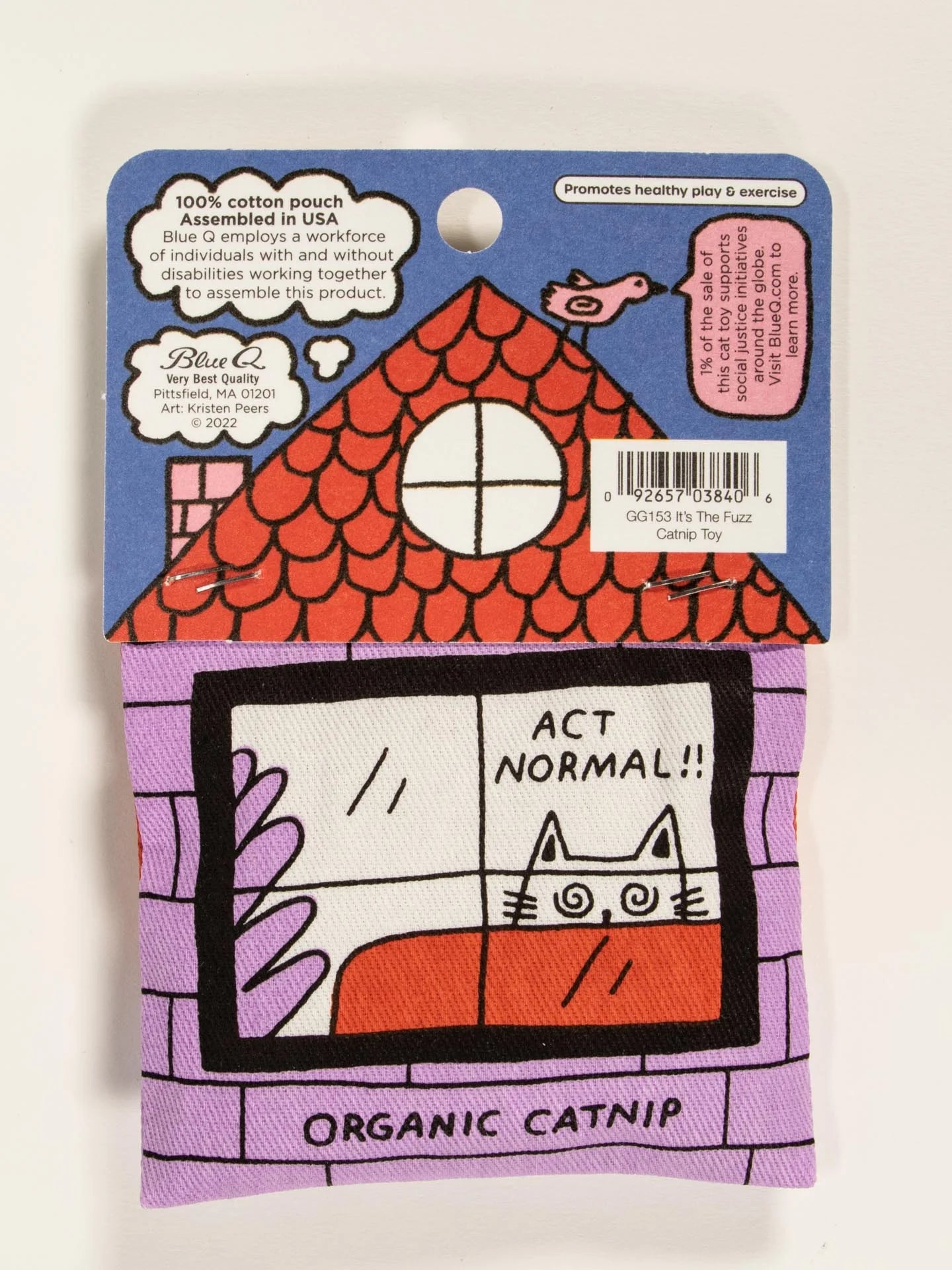 BLUQ Busted! Oh Shit, It's The Fuzz! Catnip Toy