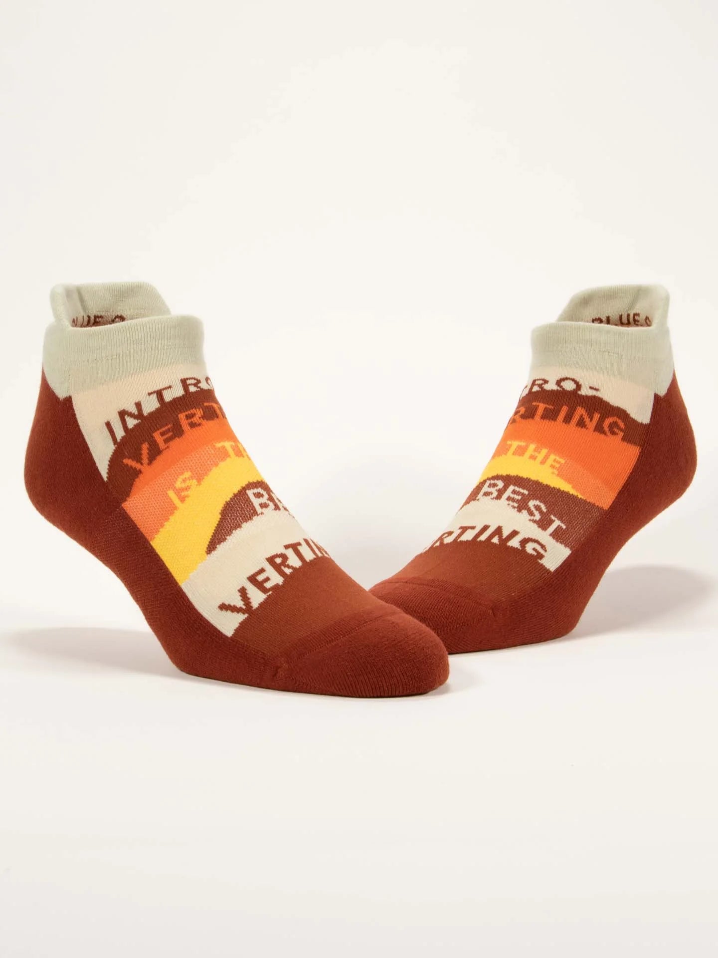 BLUQ Introverting Is The Best Verting Sneaker Socks (S/M)