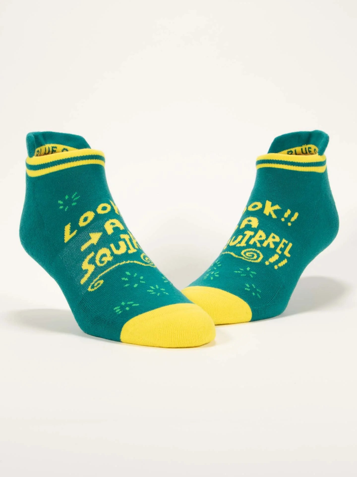 BLUQ Look!! A Squirrel!! Sneaker Socks (L/XL)