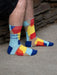 BLUQ Cool-Ass Grandpa Men's Crew Socks