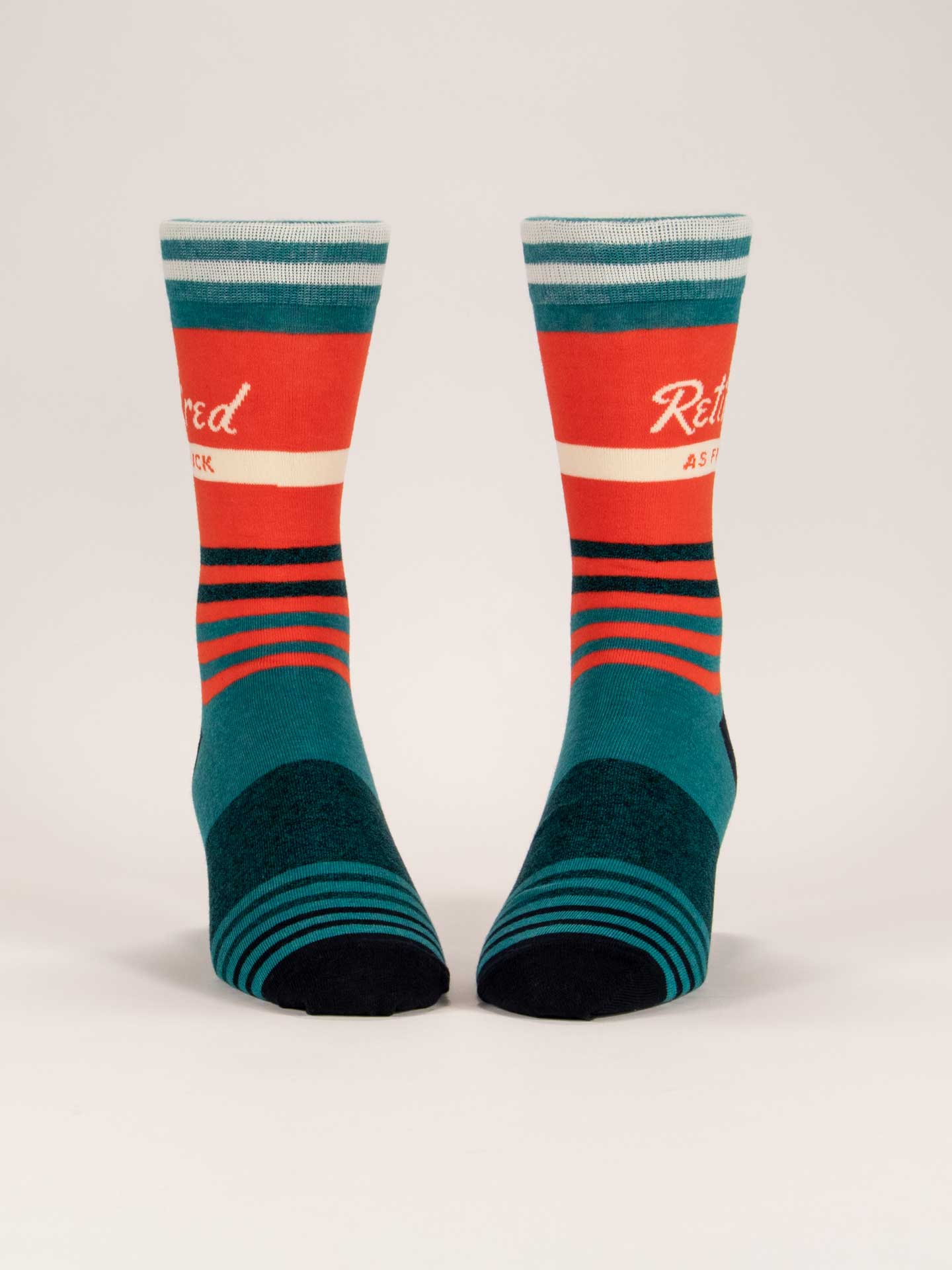 BLUQ Men's Crew Socks - Retired As F*ck