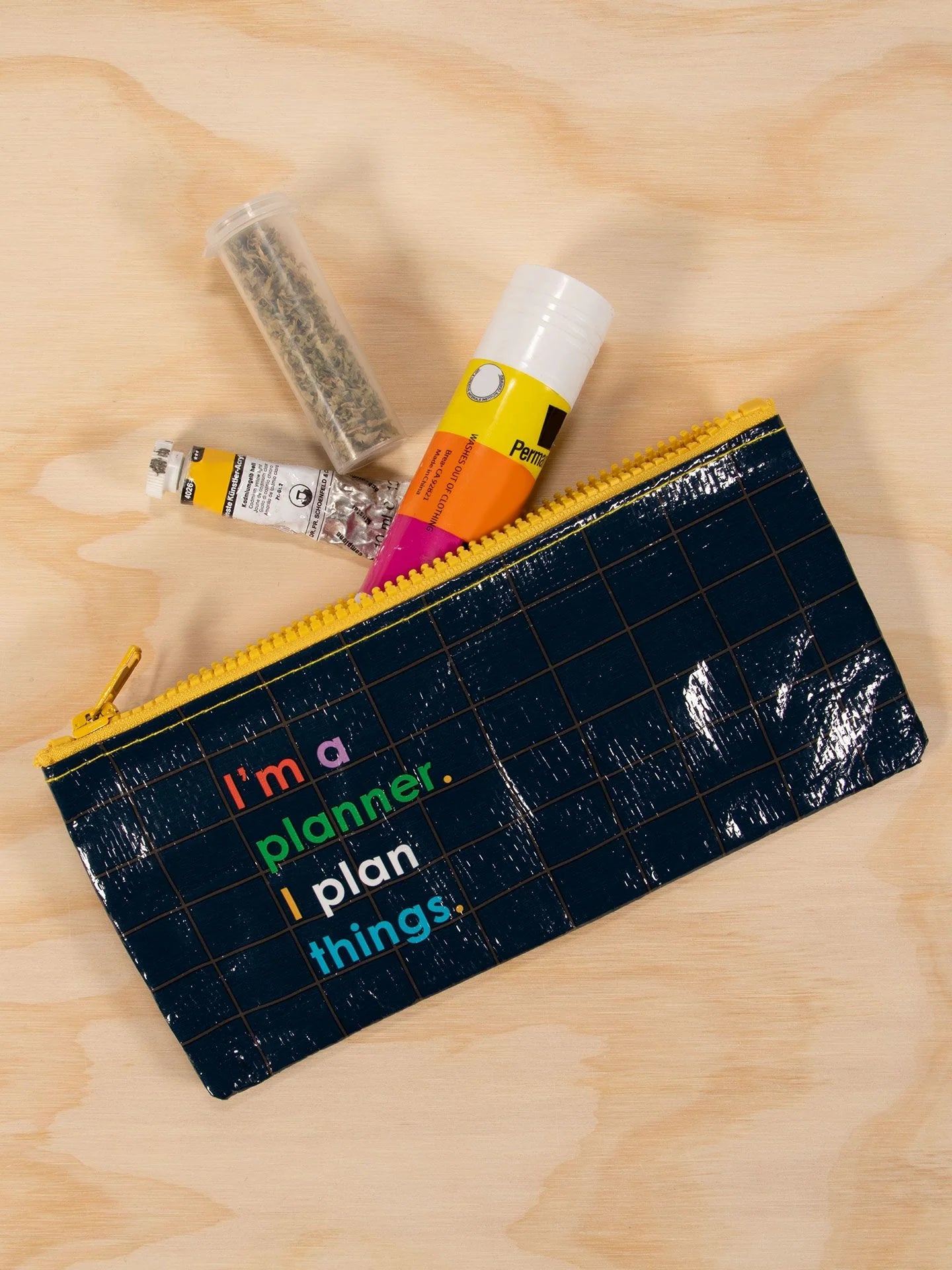 BLUQ I'm A Planner. I Plan Things. Pencil Case