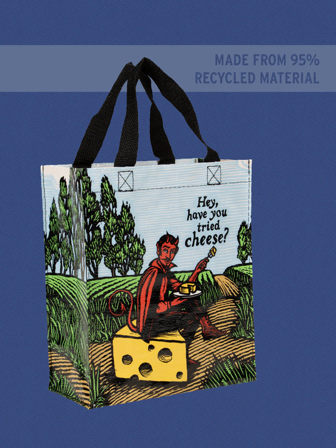 BLUQ Hey, Have You Tried Cheese? Handy Tote