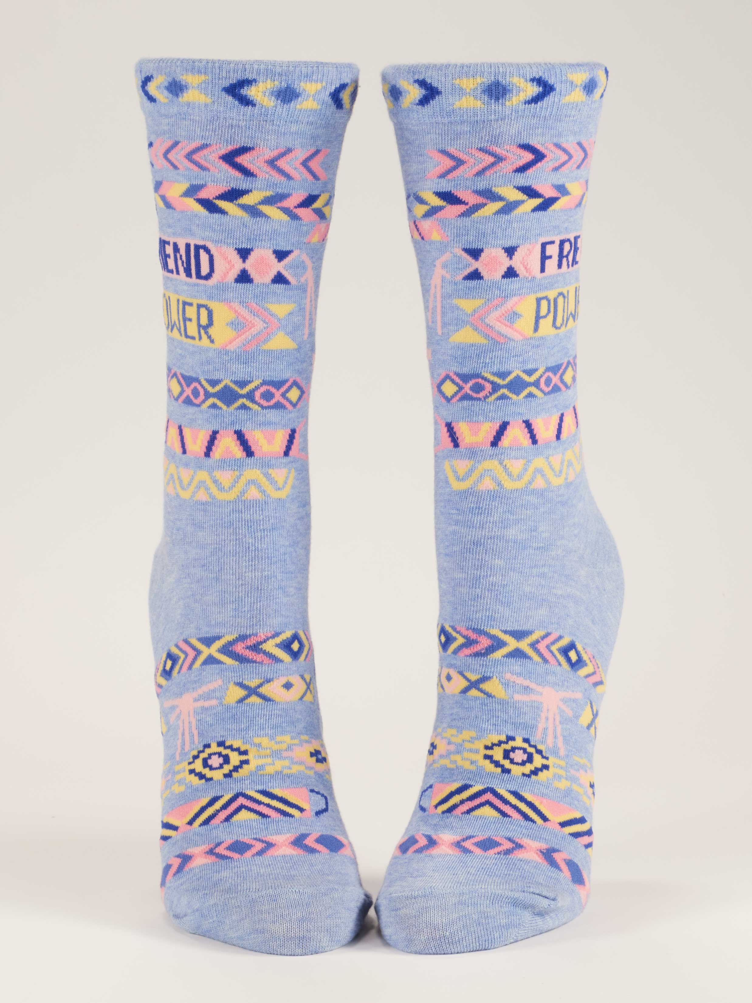BLUQ Friend Power Women's Crew Socks