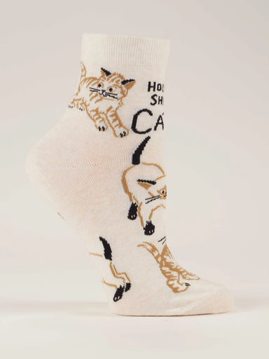 BLUQ Holy Shit. Cats! Women's Ankle Socks