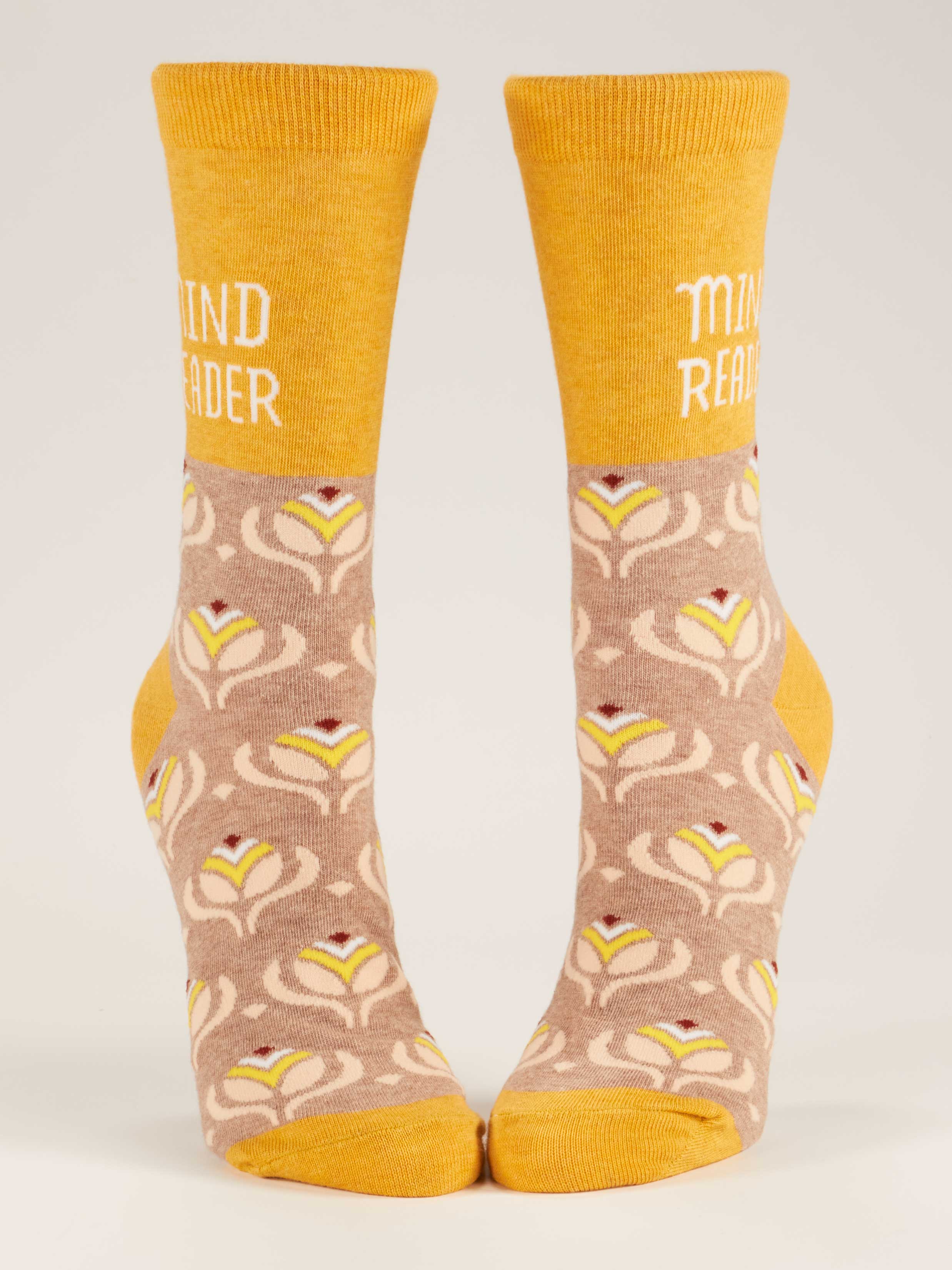 BLUQ Mind Reader Women's Crew Socks