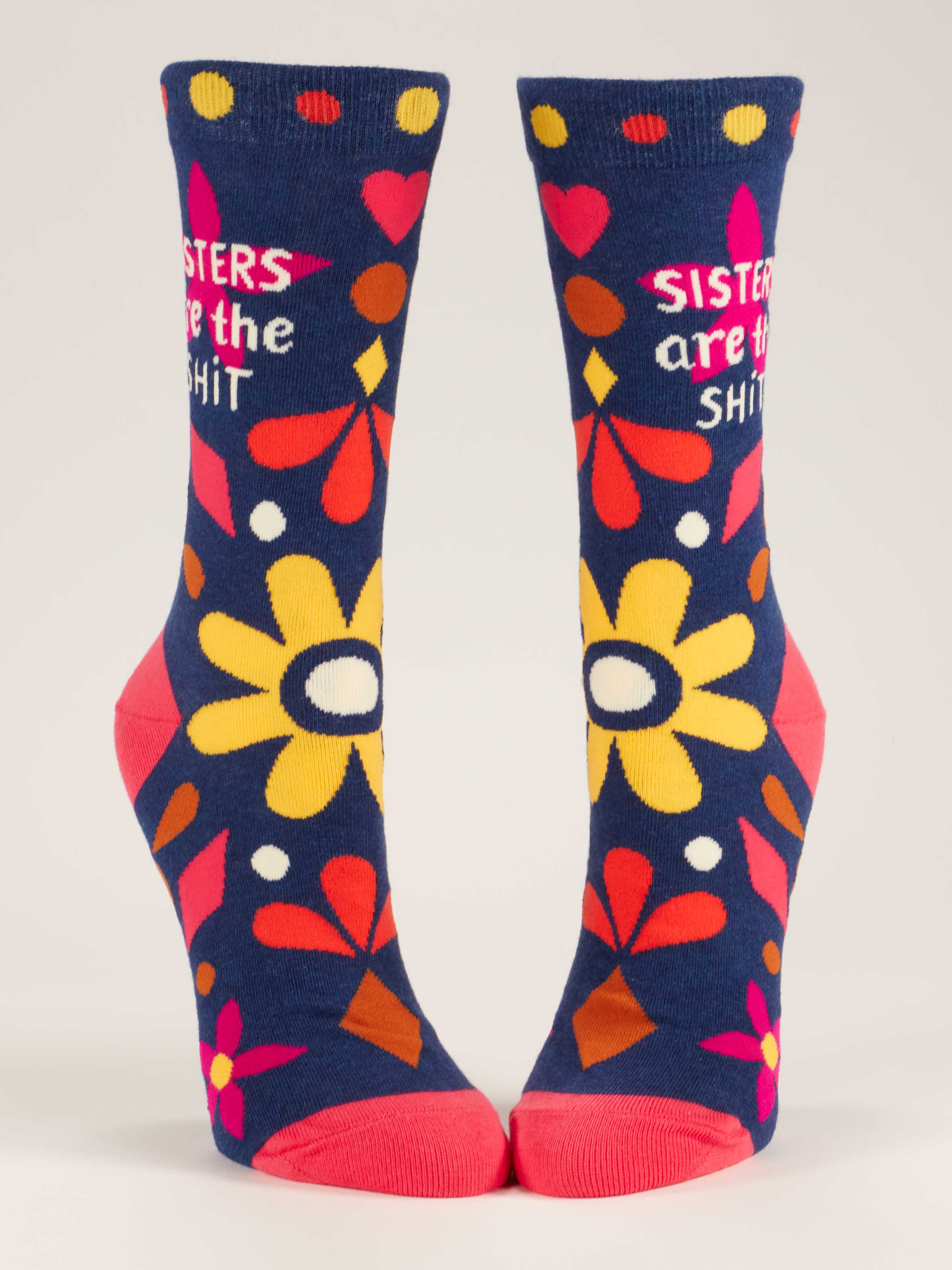 BLUQ Sisters Are The Shit Women's Crew Socks