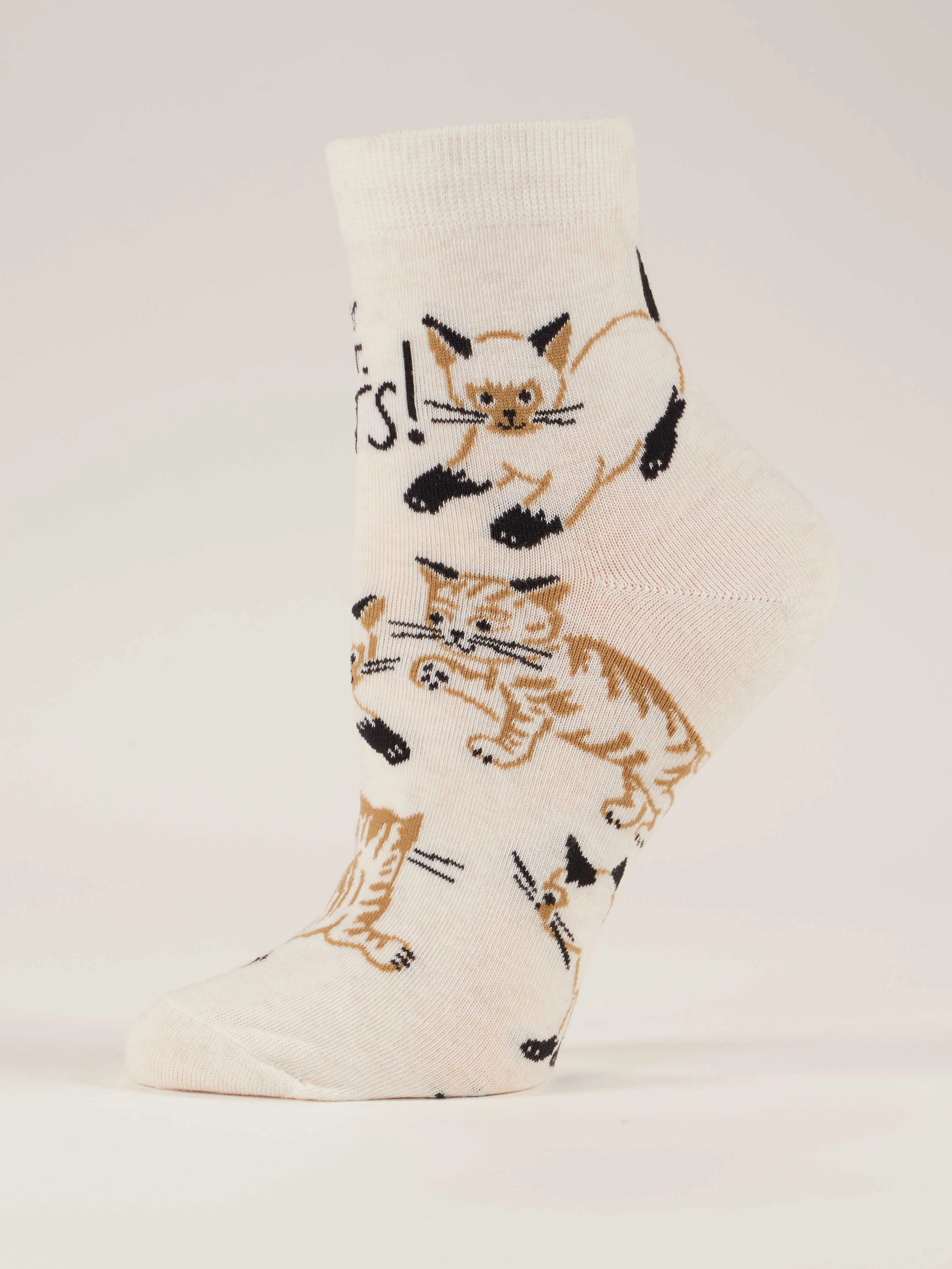 BLUQ Holy Shit. Cats! Women's Ankle Socks