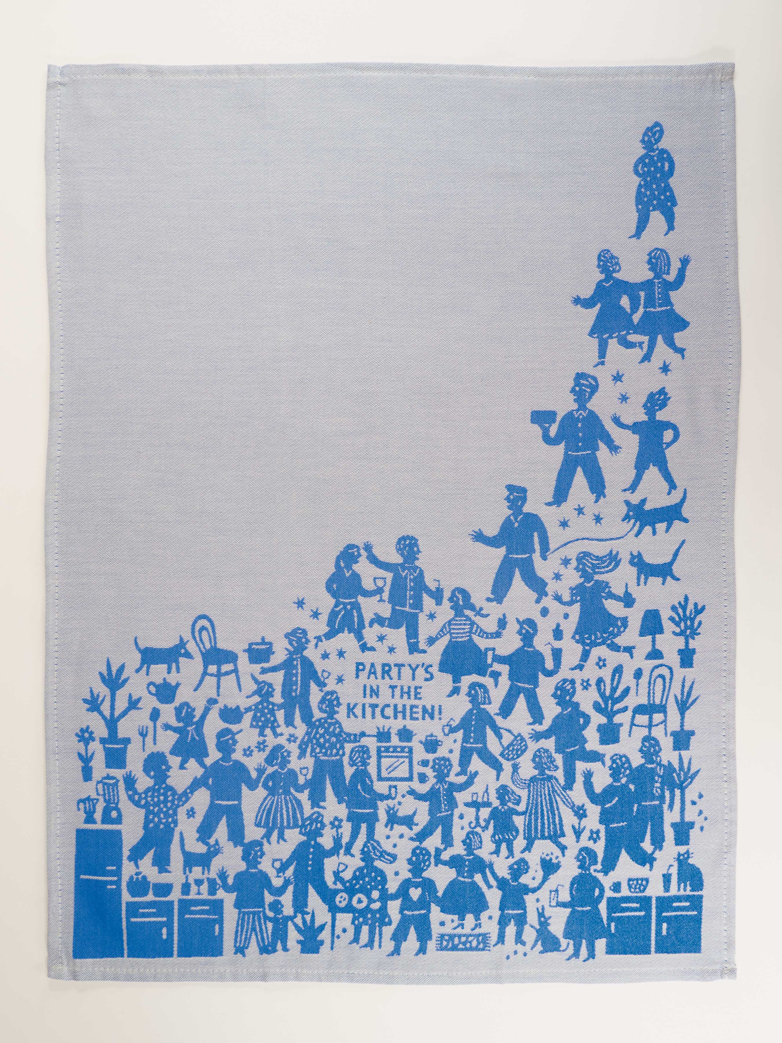 Blue Q Dishtowel Party's In The Kitchen