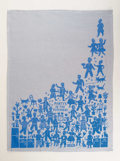 Blue Q Dishtowel Party's In The Kitchen