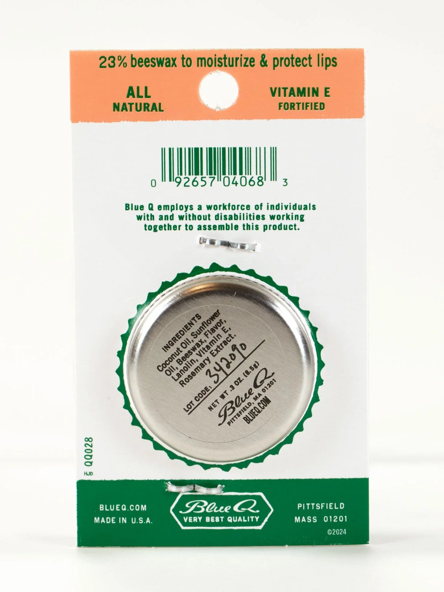 BLUQ Lip Shit Lip Balm-Sweet Peach