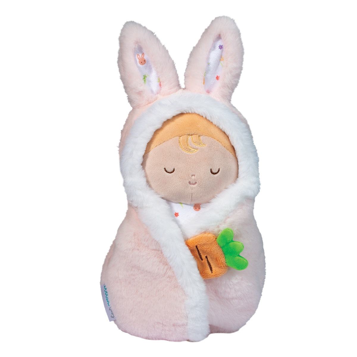 Pink Garden Baby Bunny Hug Doll