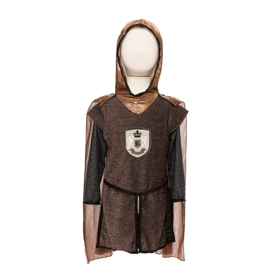 Brilliant Copper Knight Tunic with Cape - Size 5-6