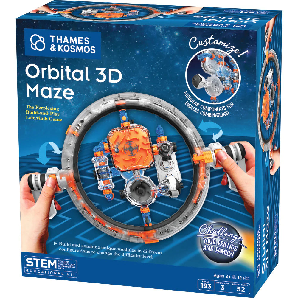 Orbital 3D Maze - The Perplexing Build-and-Play Labyrinth Game