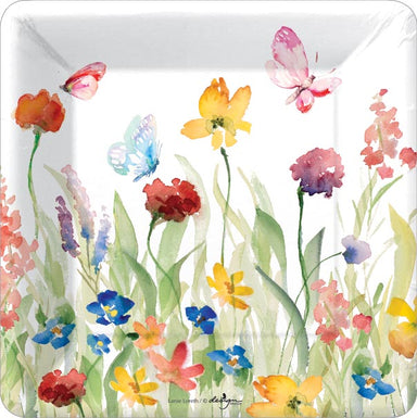 DD PLATE SM WILDFLOWERS