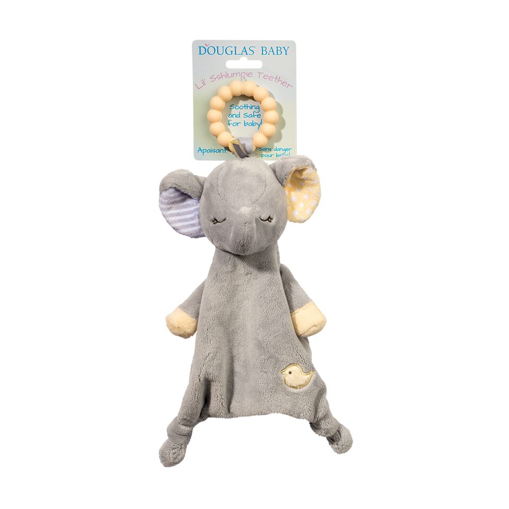 Joey The Grey Elephant - Lil' Sshlumpie Teether