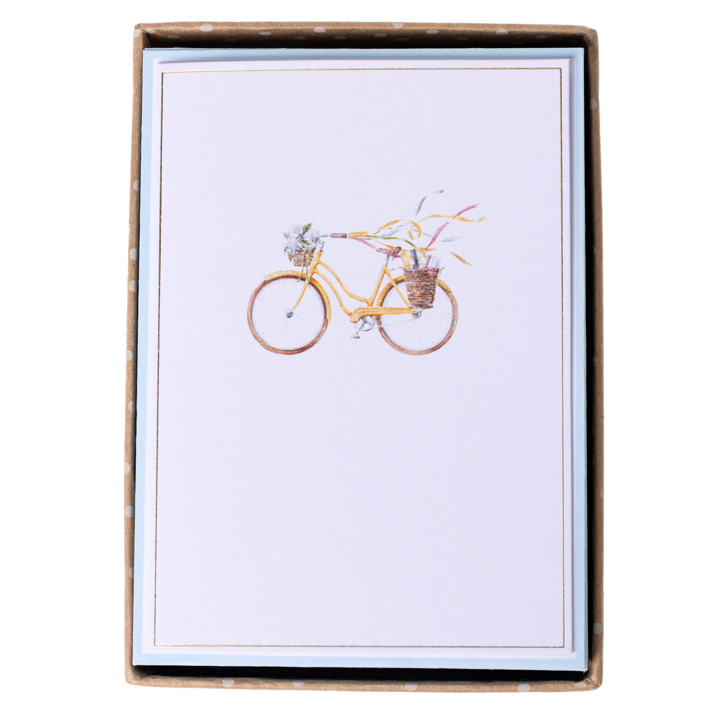 Watercolor Bike Boxed Note Cards    