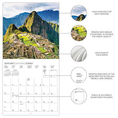 GRPH Magnificent Mountains 2027 Wall Calendar