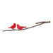 Wooden Clip-On Cardinal Ornament - (Single) Various Styles