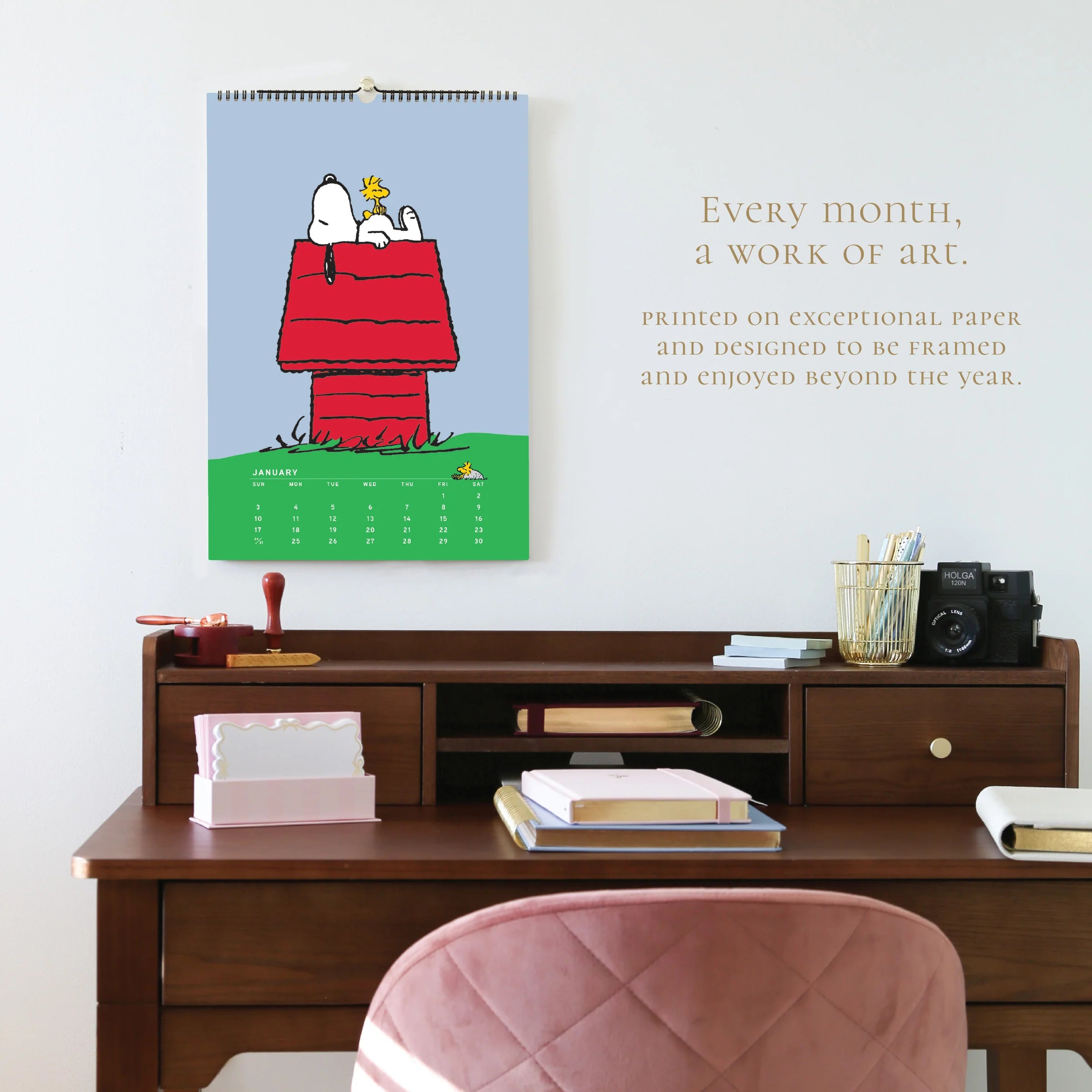 GRPH Deluxe Peanuts 2027 Wall Calendar