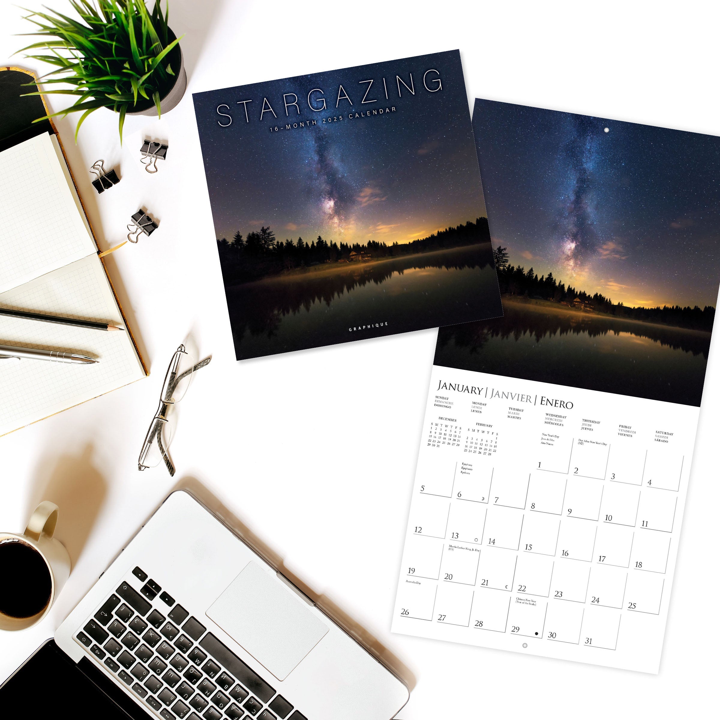 Stargazing 2025 Wall Calendar    