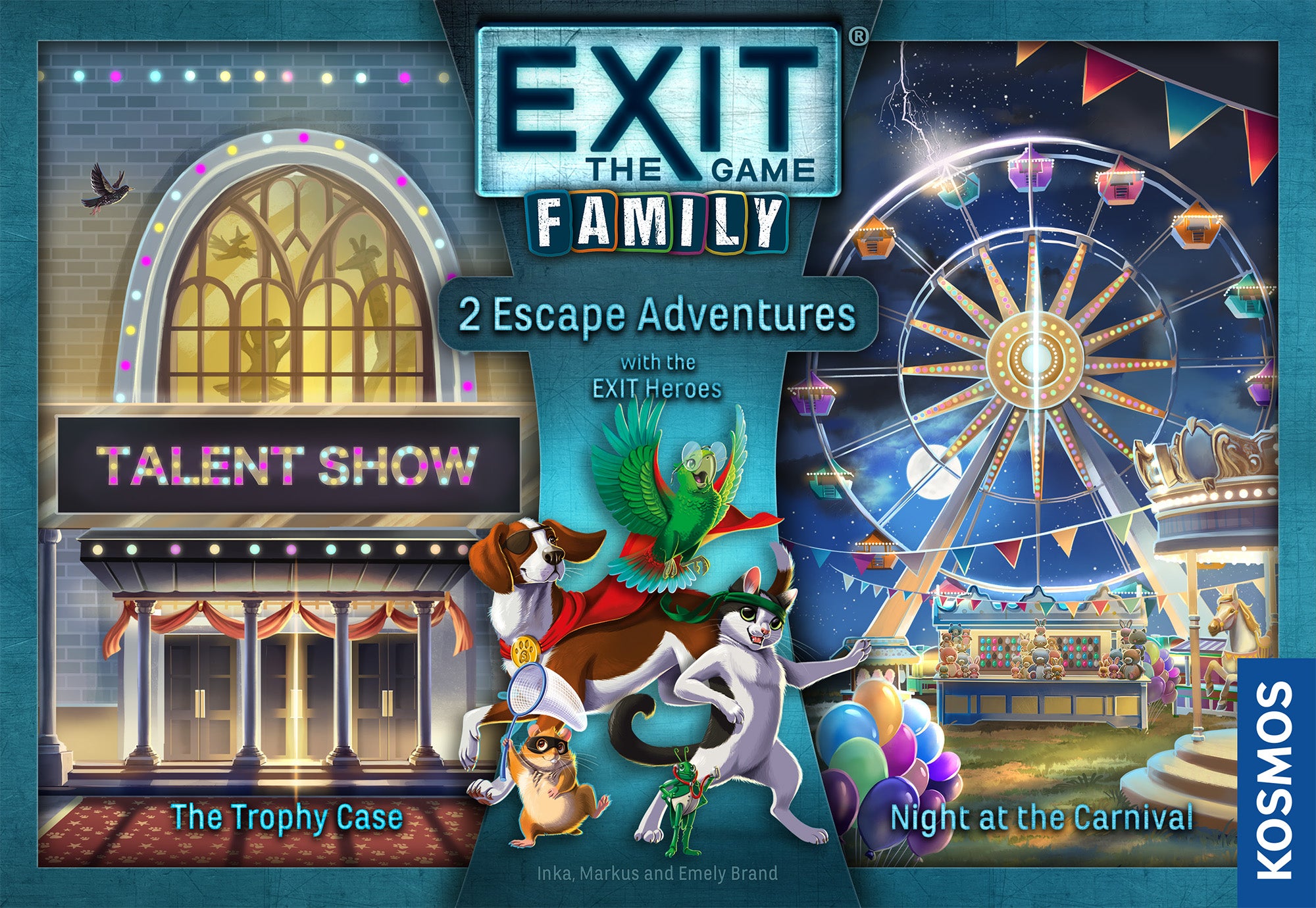 EXIT: The Game Family - 2 Escape Adventures - The Trophy Case, Night at the Carnival