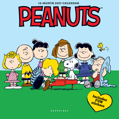 GRPH Peanuts: Happiness Is... 2027 Mini Wall Calendar