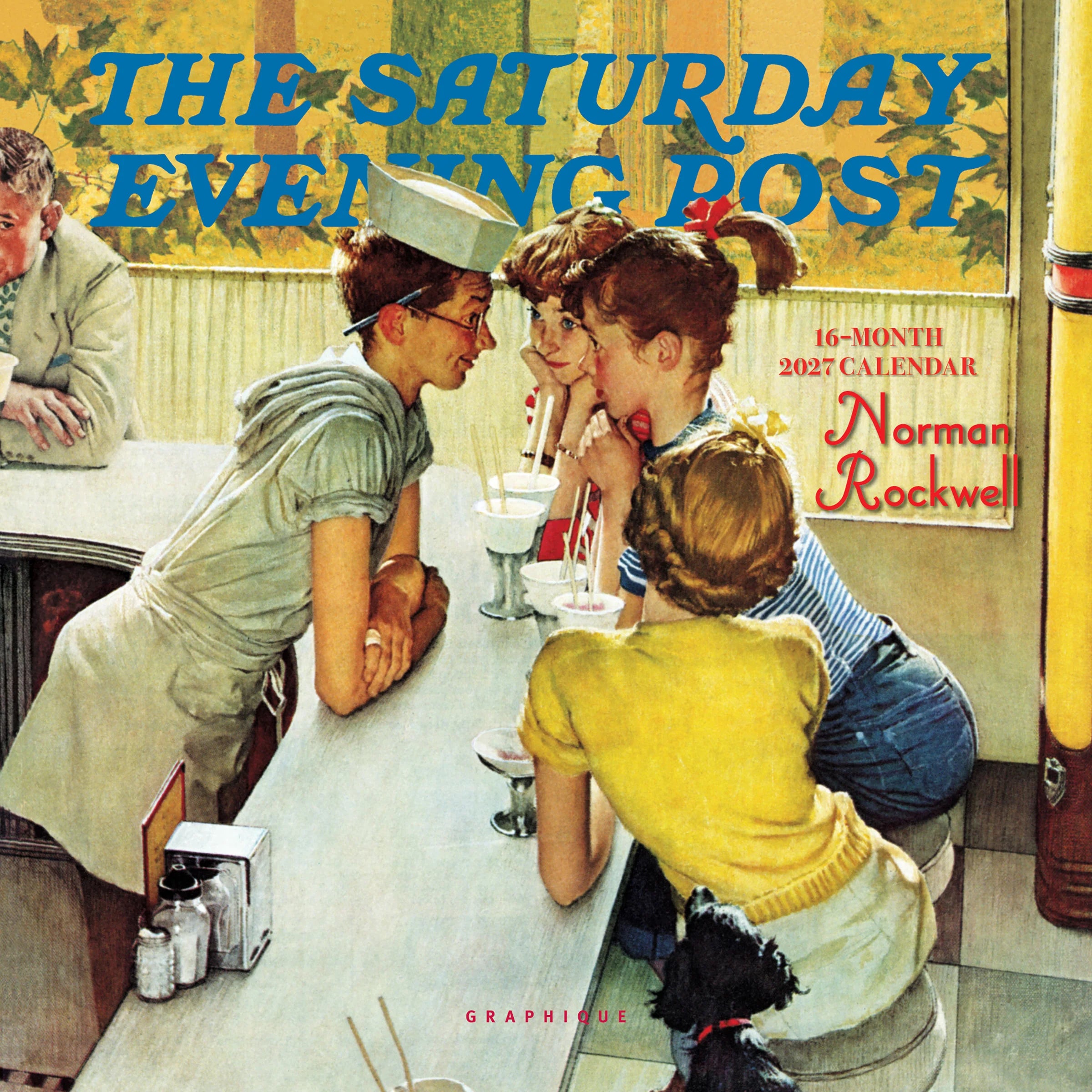 GRPH The Saturday Evening Post 2027 Mini Wall Calendar