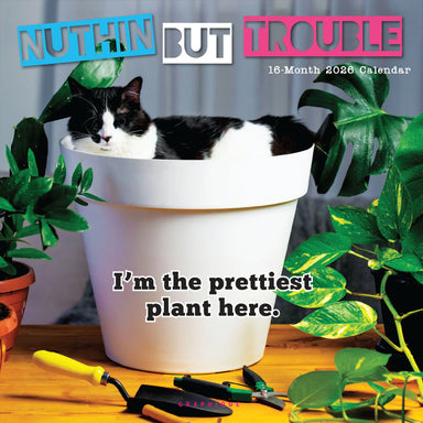 Nuthin But Trouble 2026 Wall Calendar