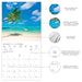 GRPH Island Paradise 2027 Mini Wall Calendar