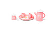 Jack Rabbit Pink Silicone Tea Set: Flower Power
