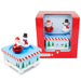 Jack Rabbit Dancing Santa & Frosty Music Box