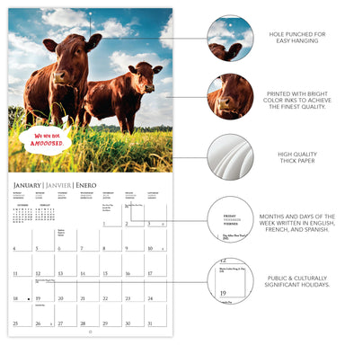 On The Farm 2026 Wall Calendar
