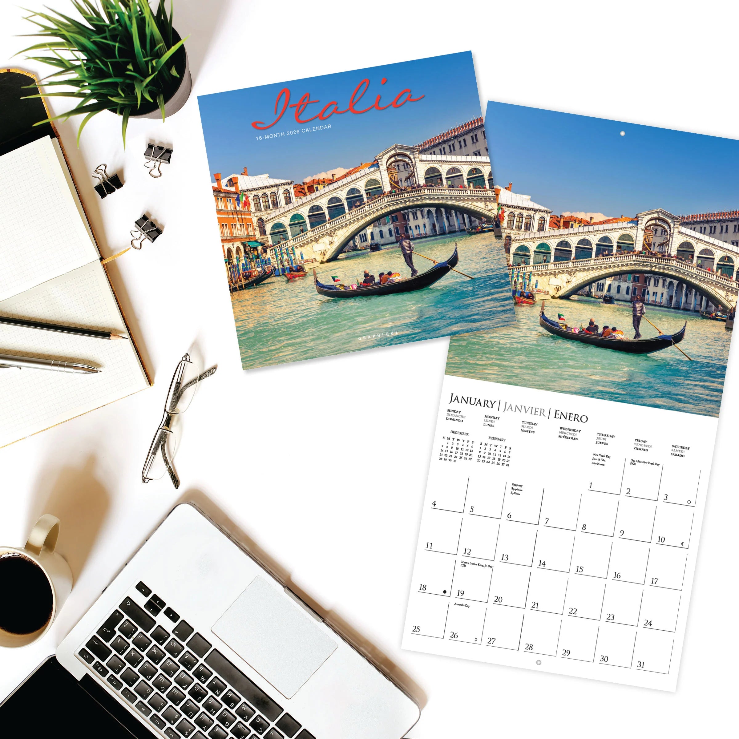 Italia 2026 Wall Calendar